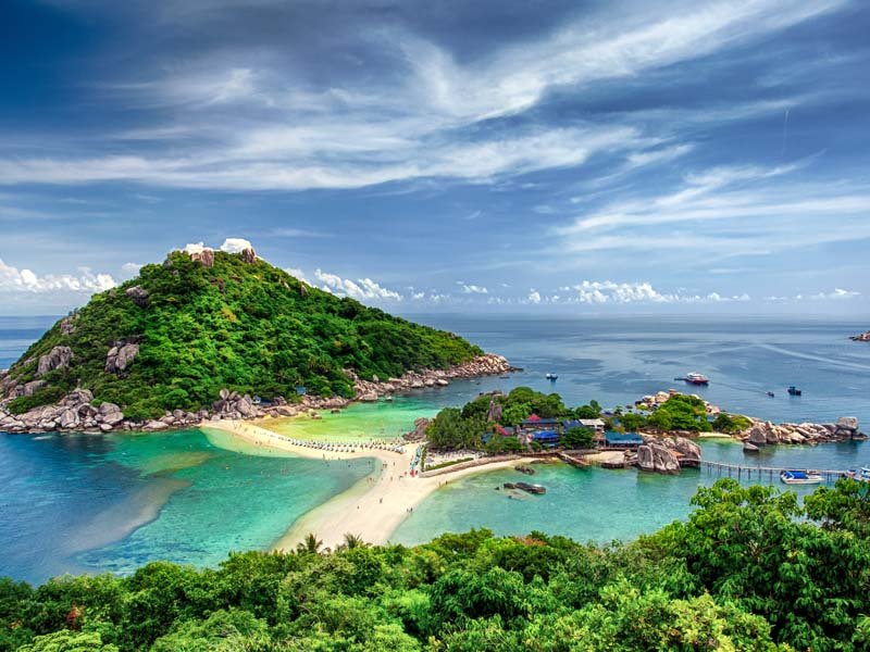 Aussichtspunkt bei Koh Tao in Thailand