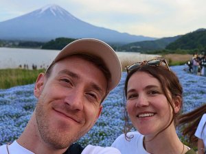 Paar in Kawaguchiko