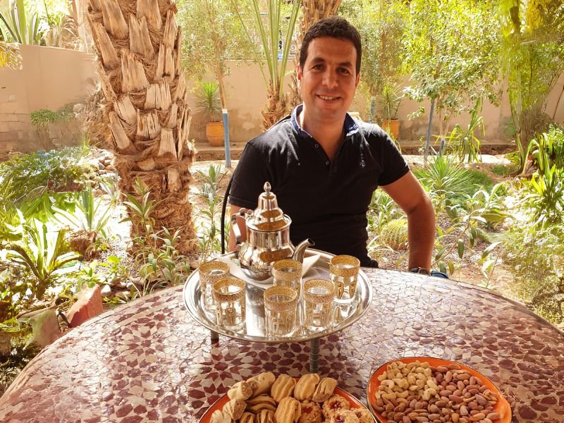 Tee trinken in Tafraoute