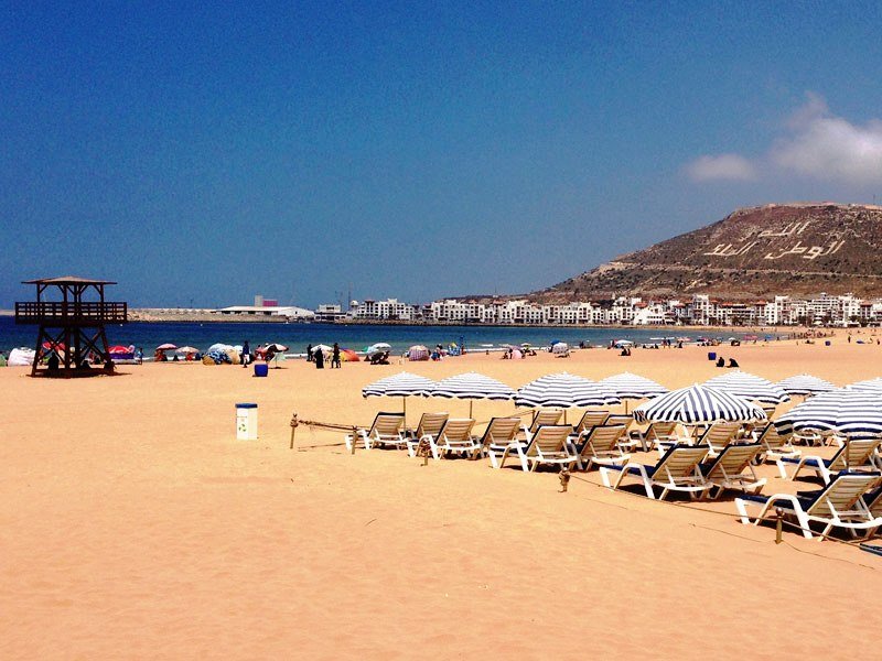 Strand in Agadir