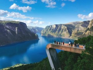 Norwegen - Ausblick auf den Sognefjord