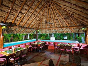 Hotelrestaurant bei Chichén Itzá in Mexiko