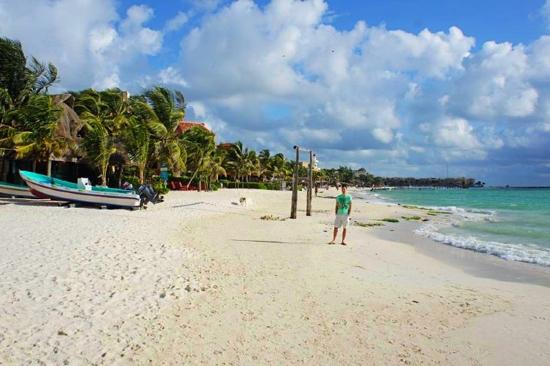 Strand in Playa del Carmen in Mexiko